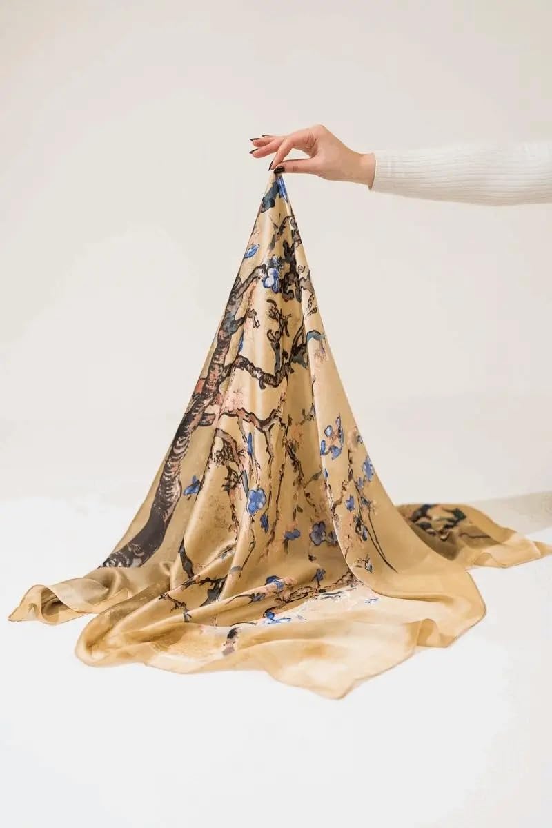 Trillion London Spring Collection | Designer Silk Scarf For Women | Lightweight Silk Scarves | Travelling & Gifting - Image 9