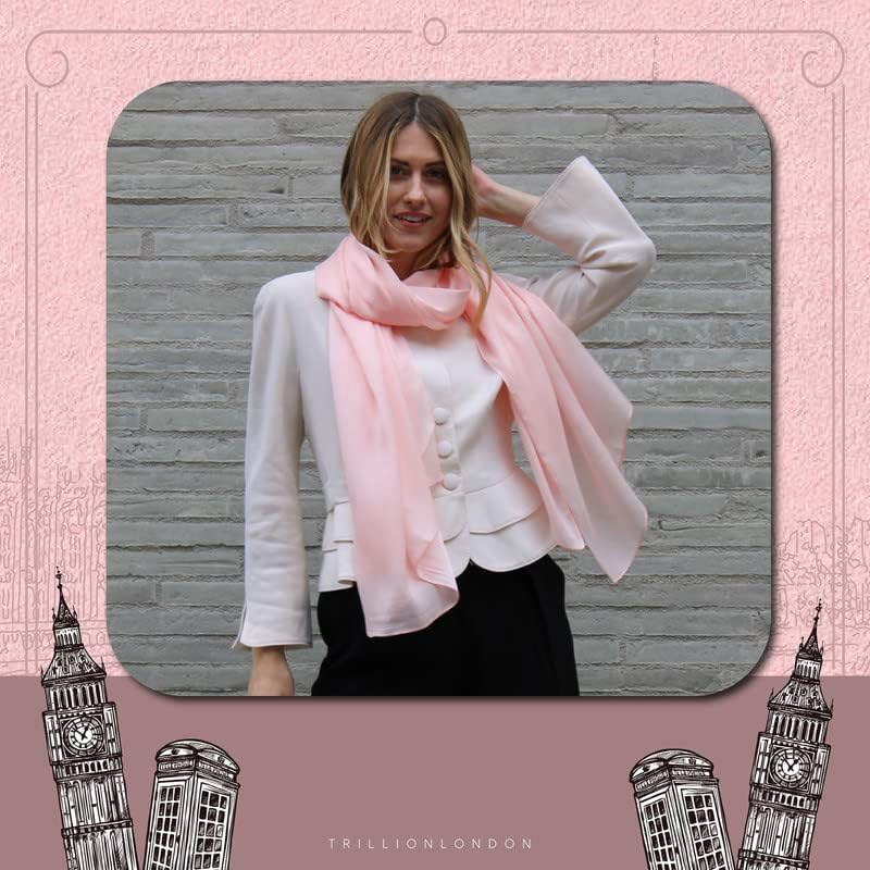 Trillion London Spring Collection | Designer Silk Scarf For Women | Lightweight Silk Scarves | Travelling & Gifting - Image 7