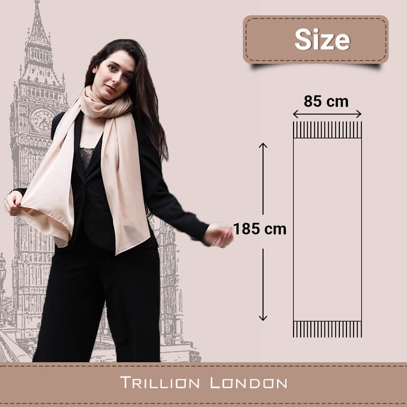 Trillion London Spring Collection | Designer Silk Scarf For Women | Lightweight Silk Scarves | Travelling & Gifting - Image 6