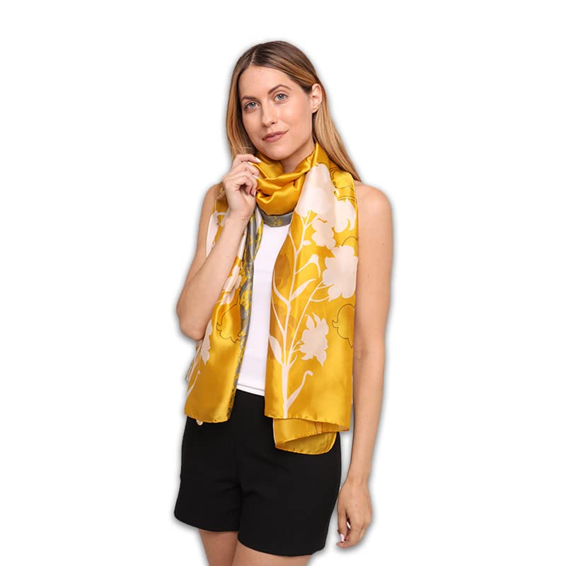 Trillion London Spring Collection | Designer Silk Scarf For Women | Lightweight Silk Scarves | Travelling & Gifting - Image 2