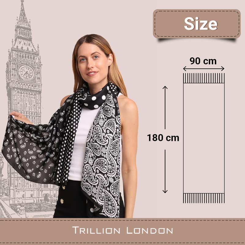 Trillion London Spring Collection | Designer Silk Scarf For Women | Lightweight Silk Scarves | Travelling & Gifting - Image 6