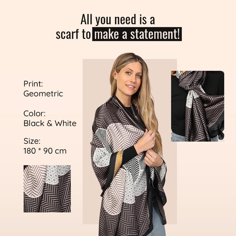 Trillion London Spring Collection | Designer Silk Scarf For Women | Lightweight Silk Scarves | Travelling & Gifting - Image 5